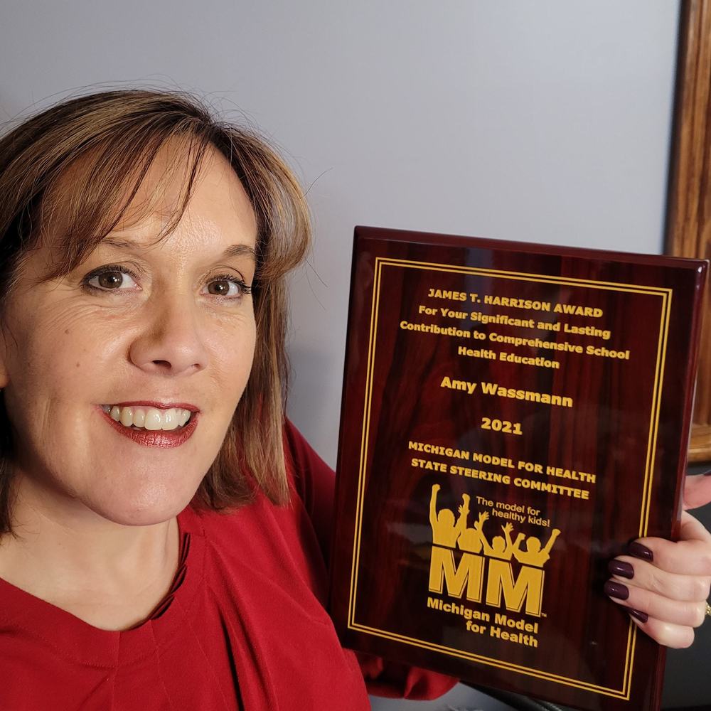 Amy Wassmann, Saginaw ISD Whole Child Programs Director,  Named 2021 Harrison Award Recipient