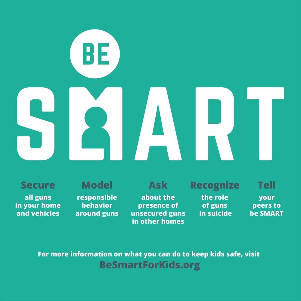 BE SMART -Secure, Model, Ask, Recognize, Tell. For more information check out BeSmartForKids.org