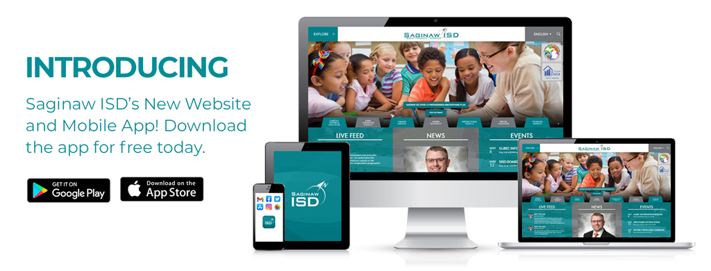 Saginaw ISD Launches New Website and Mobile App