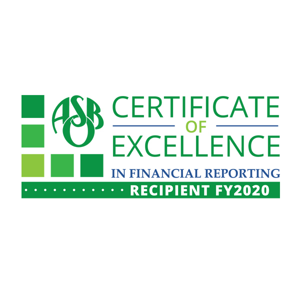 Certificate of Excellence 
