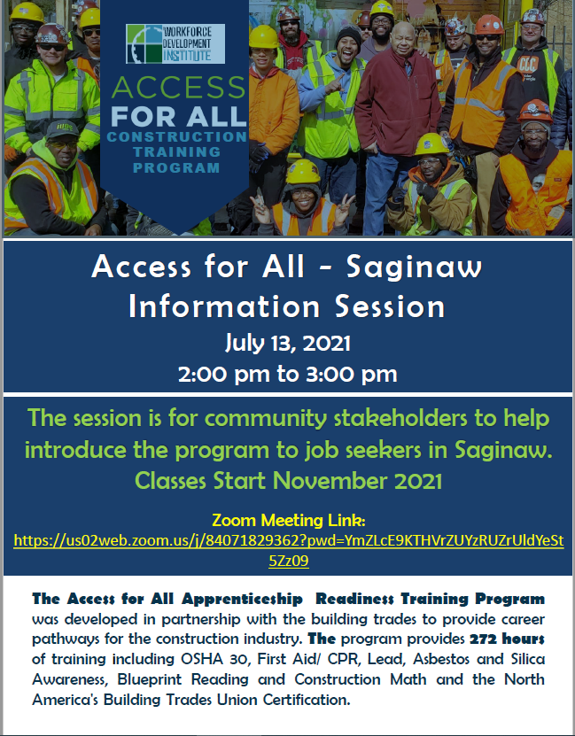 Access for All Construction Training Program