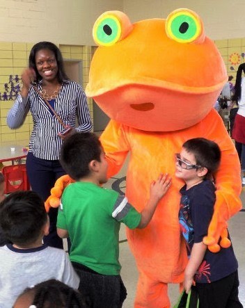 Takesha Montgomery and the Orange Frog