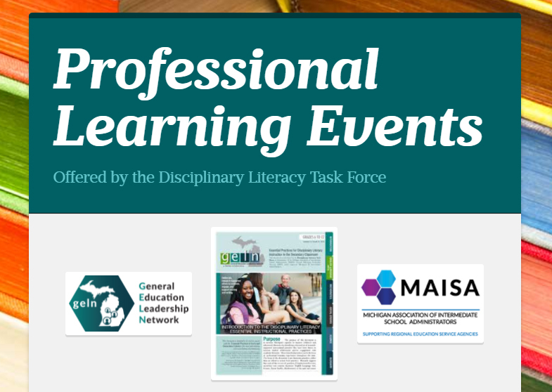 Literacy - Professional Learning Events