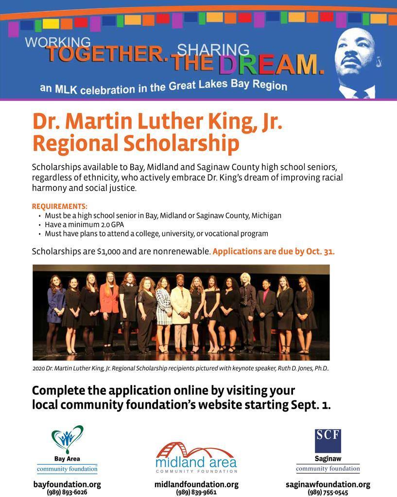 Dr. Martin Luther King, Jr. Regional Scholarship