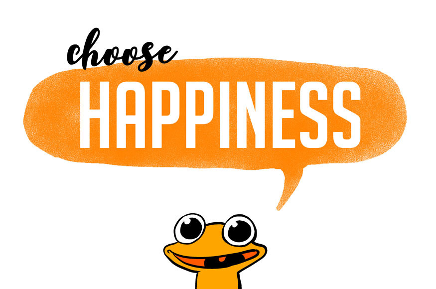 Orange Frog Happiness Advantage