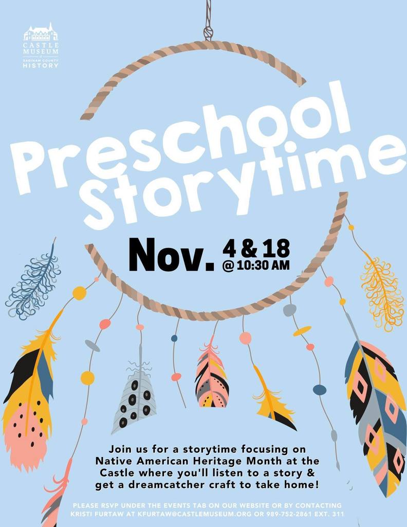 Preschool Story Time at the Castle Museum