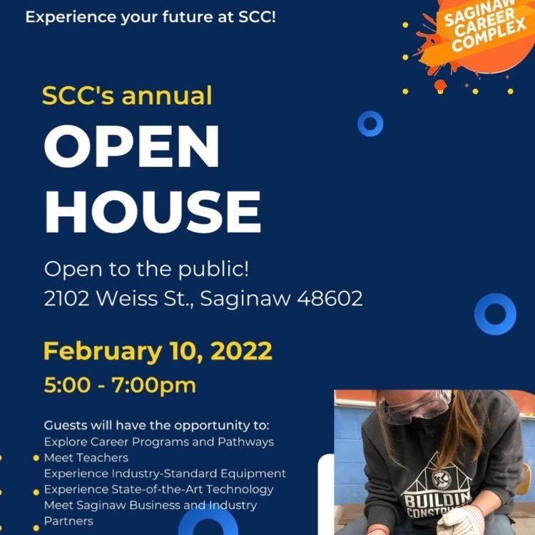 Please attend Open House Feb 10, 5-7 at SCC!
