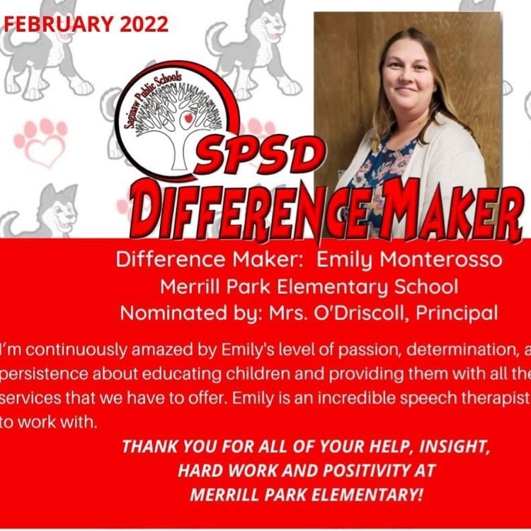 February 2022 SPSD Difference Maker: Emily Monterosso